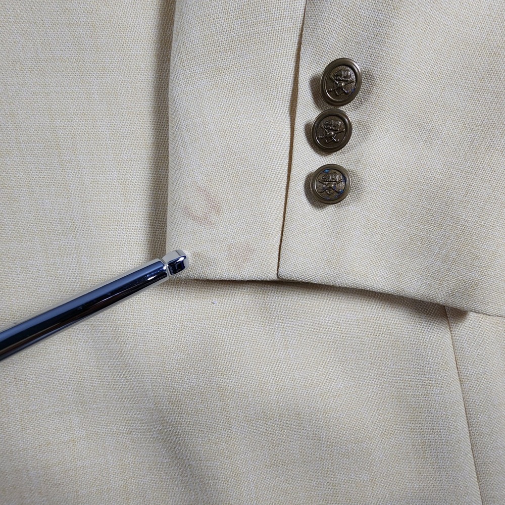 VTG Jack Nicklaus Golden Bear Sport Coat Mens 42R Yellow Blazer Shulman's - Picture 5 of 15
